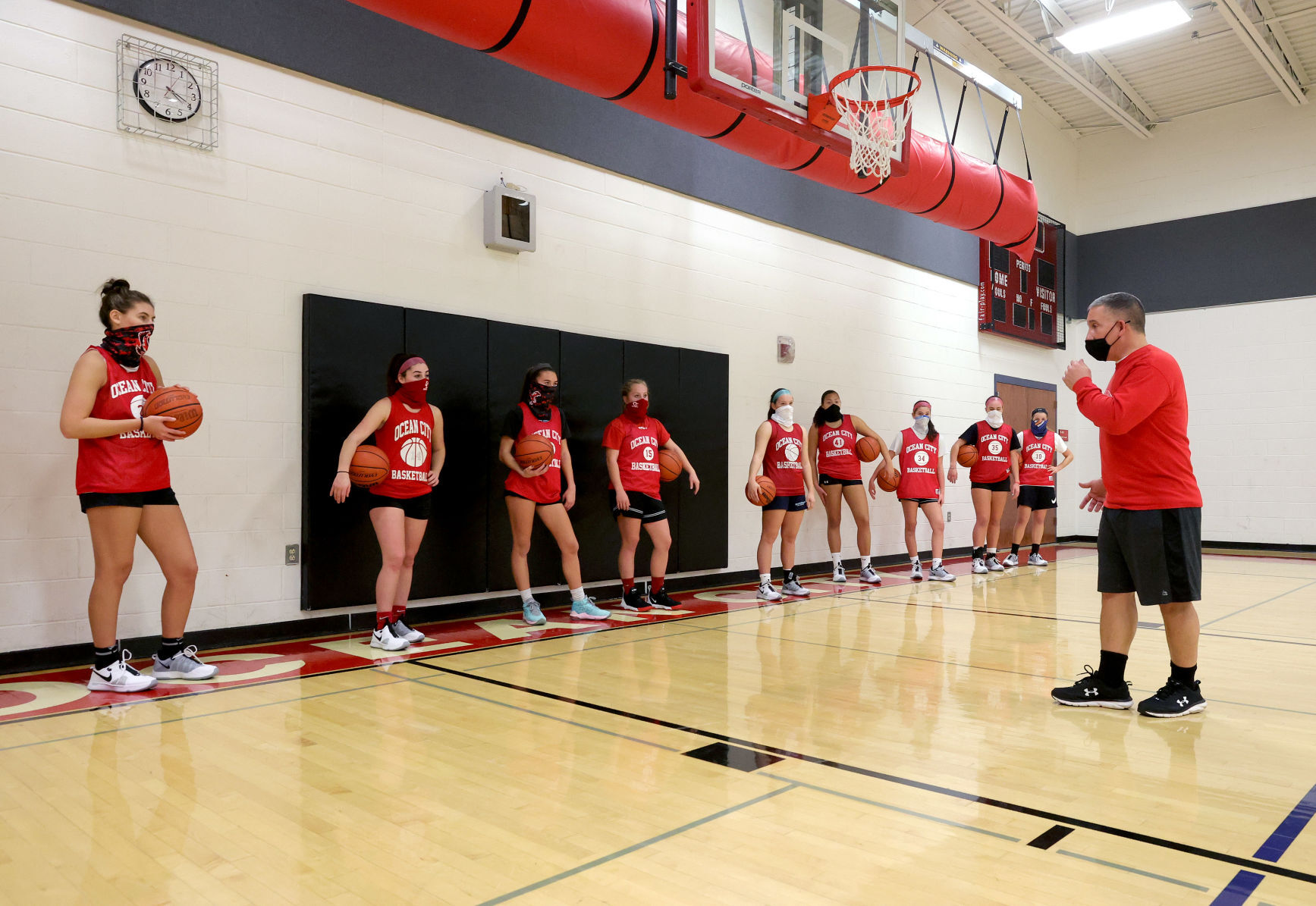 Ocean City Hoops practice